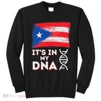 It's In My Dna Puerto Rico Flag Puerto Rican Boricua Sweatshirt thumb 0