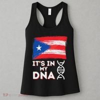 It's In My Dna Puerto Rico Flag Puerto Rican Boricua Women's Tank Top thumb 3