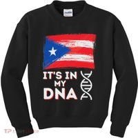 It's In My Dna Puerto Rico Flag Puerto Rican Boricua Kids Sweatshirt thumb 0