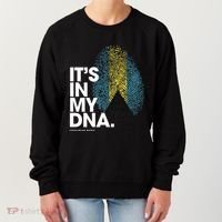 Its In My Dna Bahamas Flag Gift Bahamian Roots Gift Women's Sweatshirt thumb 0