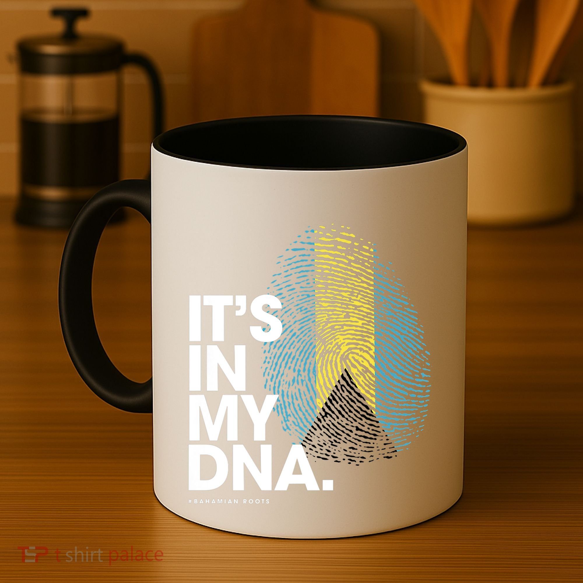 Its In My Dna Bahamas Flag Gift Bahamian Roots Gift Coffee Mug