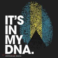 Its In My Dna Bahamas Flag Gift Bahamian Roots Gift Golf Towel thumb 3