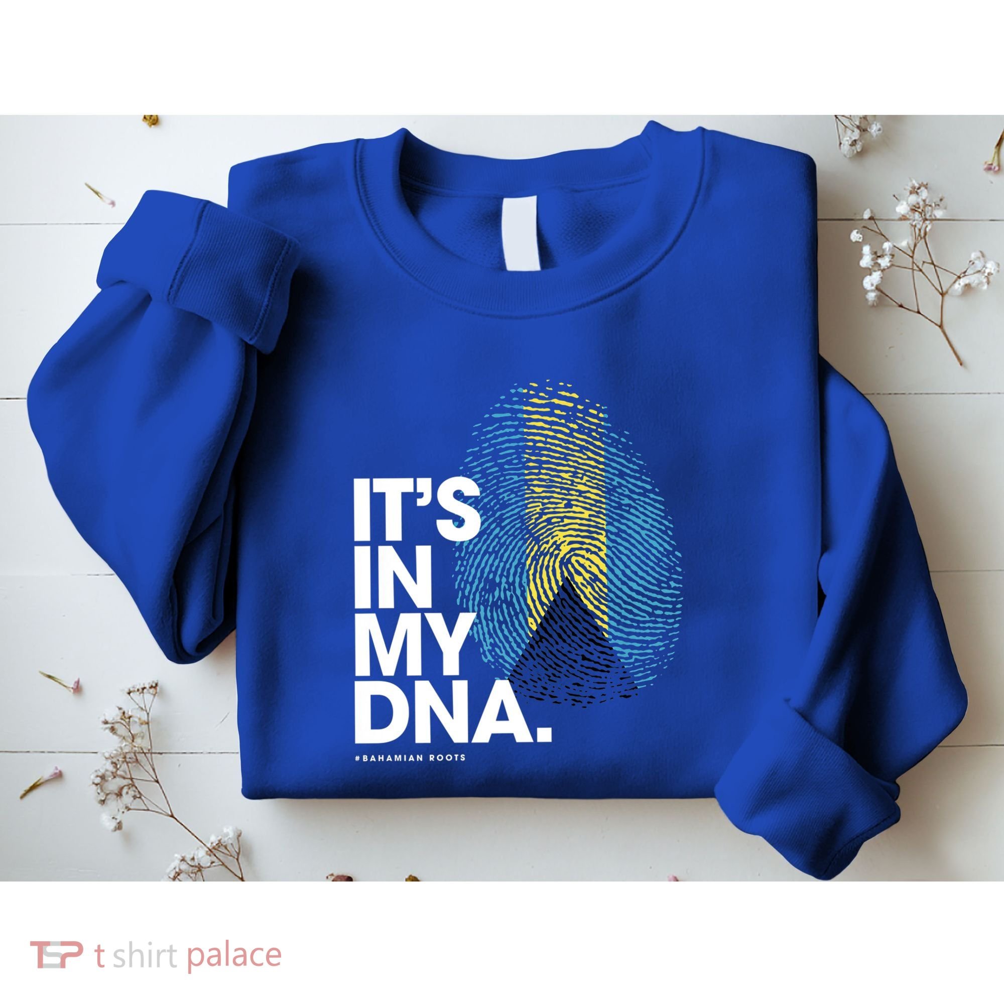 Its In My Dna Bahamas Flag Gift Bahamian Roots Gift Sweatshirt