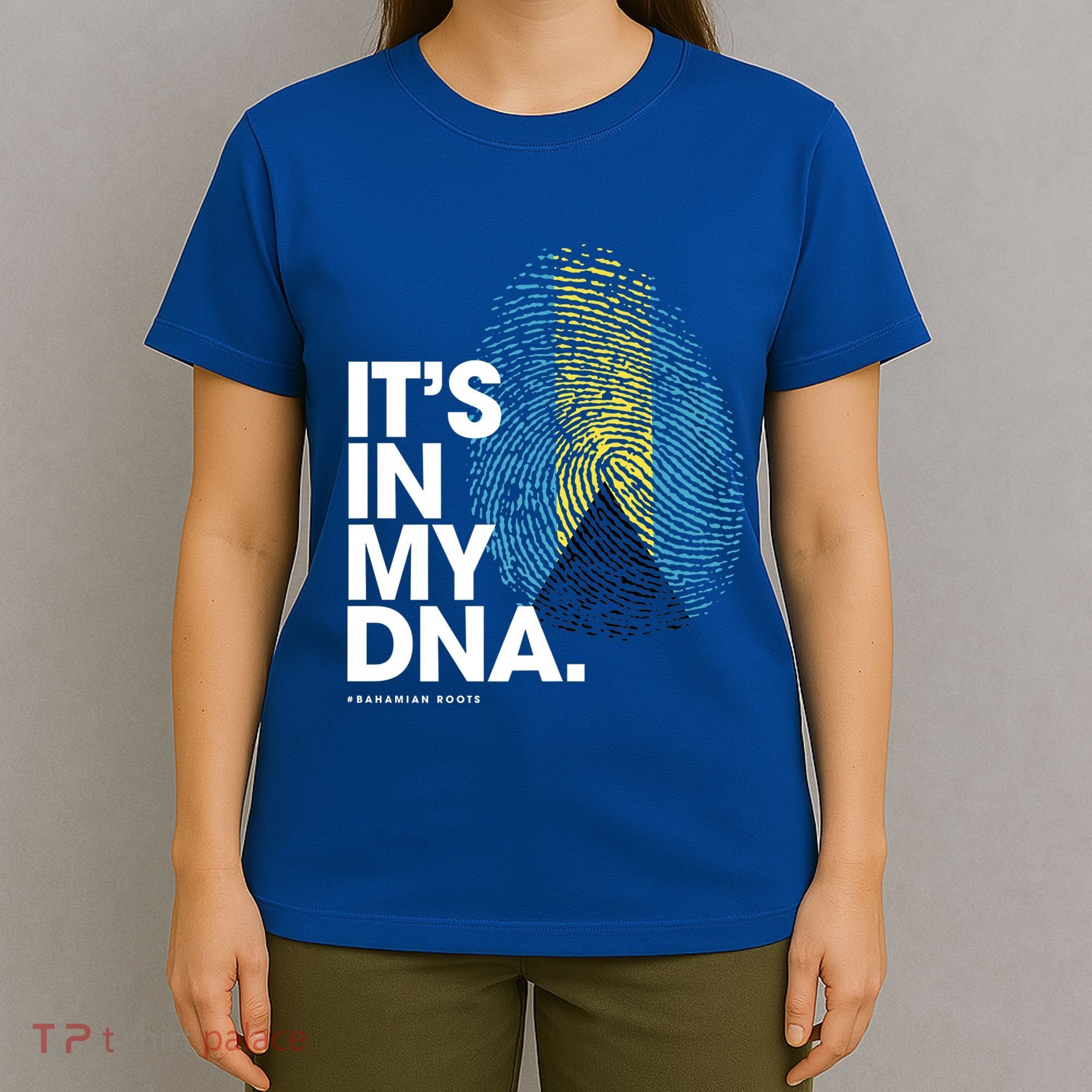 Its In My Dna Bahamas Flag Gift Bahamian Roots Gift T-Shirt