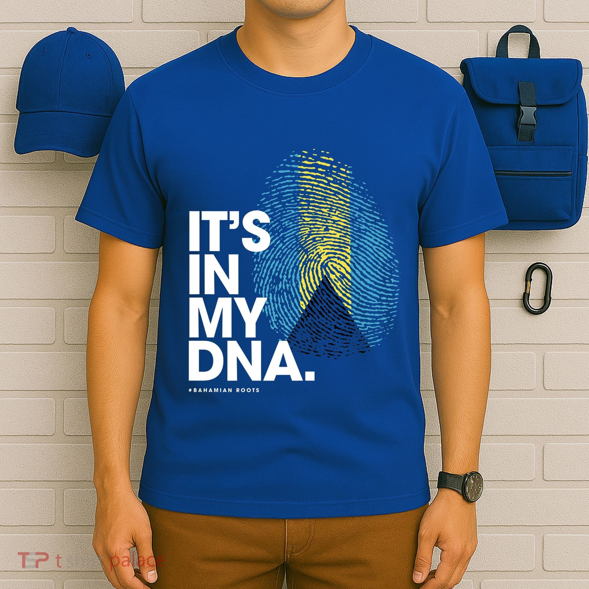 Its In My Dna Bahamas Flag Gift Bahamian Roots Gift T-Shirt