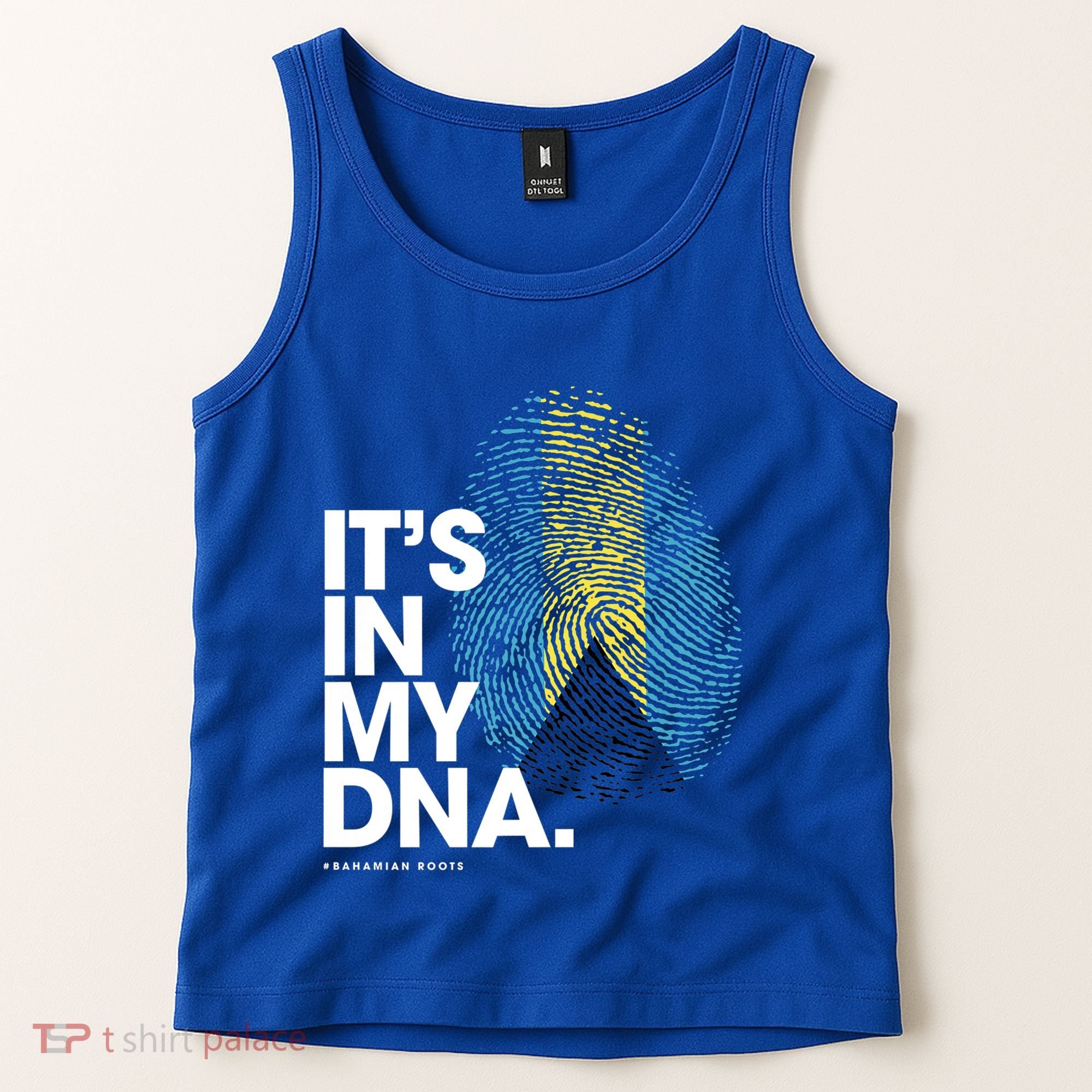 Its In My Dna Bahamas Flag Gift Bahamian Roots Gift Tank Top