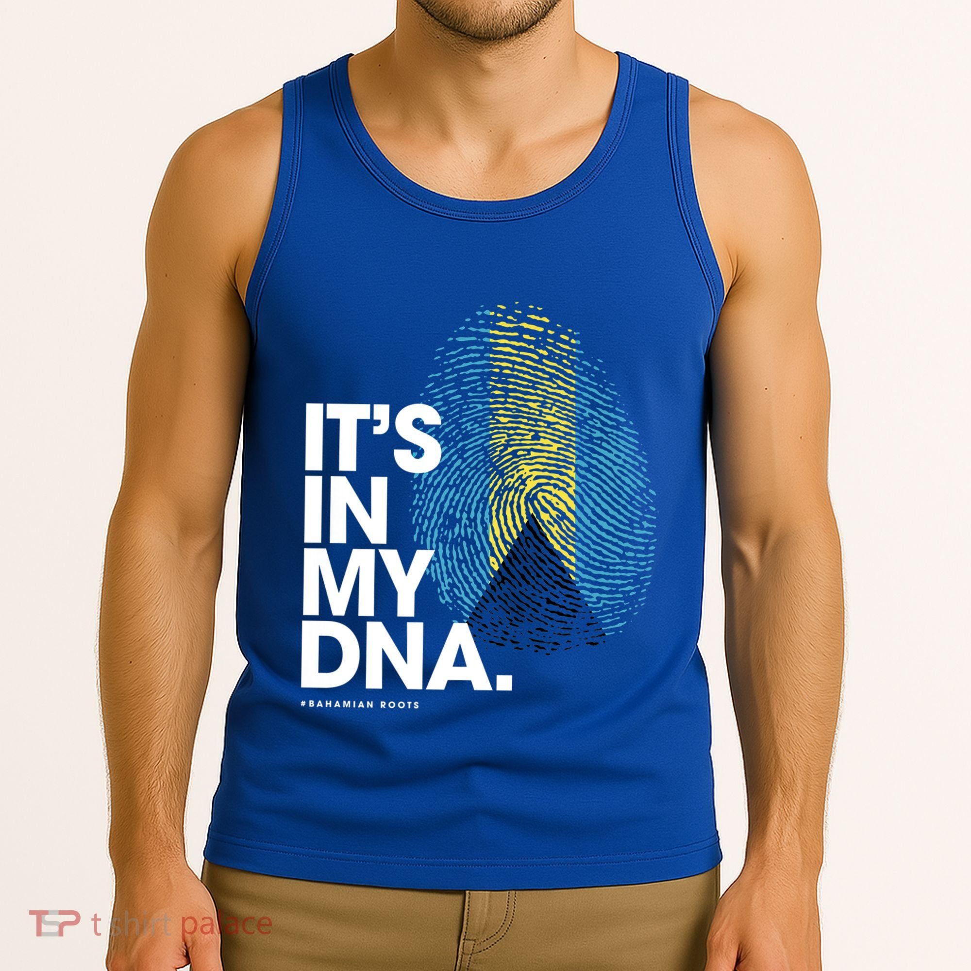 Its In My Dna Bahamas Flag Gift Bahamian Roots Gift Tank Top