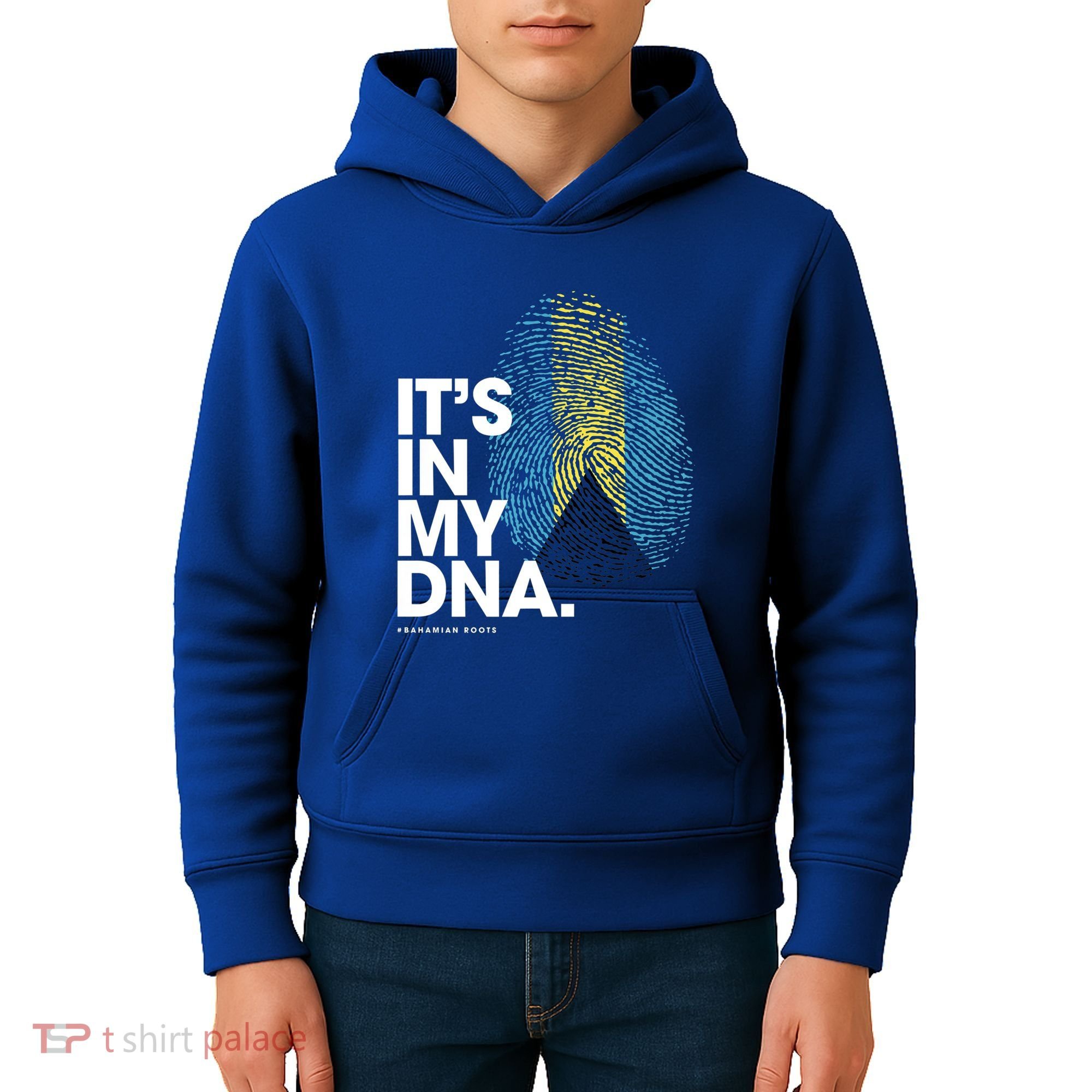 Its In My Dna Bahamas Flag Gift Bahamian Roots Gift Kids Hoodie