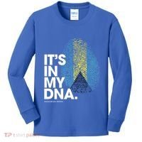 Its In My Dna Bahamas Flag Gift Bahamian Roots Gift Kids Long Sleeve Shirt thumb 0
