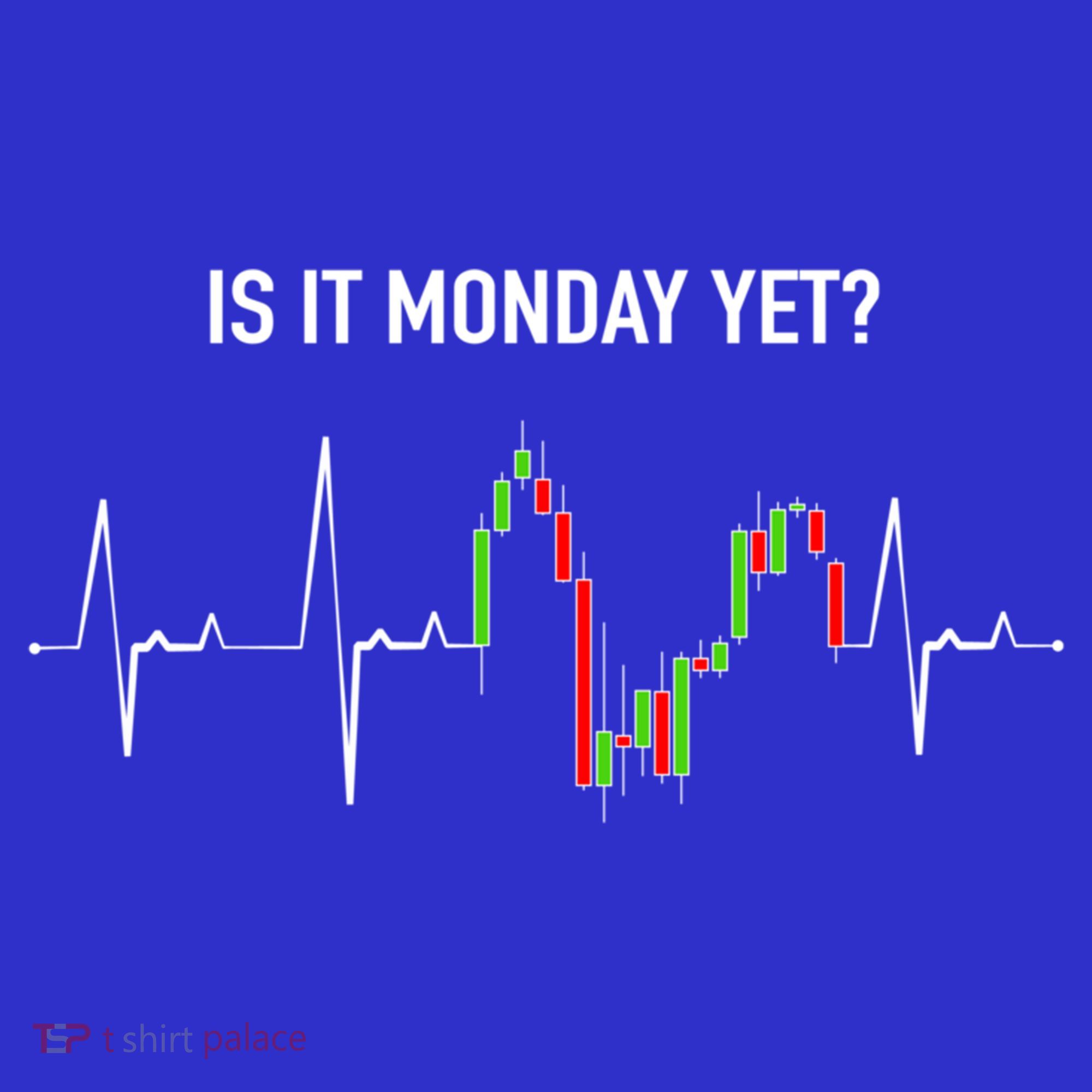 Is It Monday Yet Investor Day Trading Stock Market Trader Gift Coaster
