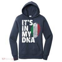ITS IN MY DNA Italy Flag Italian Men Women Pride Gift Women's Hoodie thumb 0