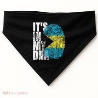 Its In My DNA Bahamas Independence Day USA-Made Doggie Bandana thumb 0