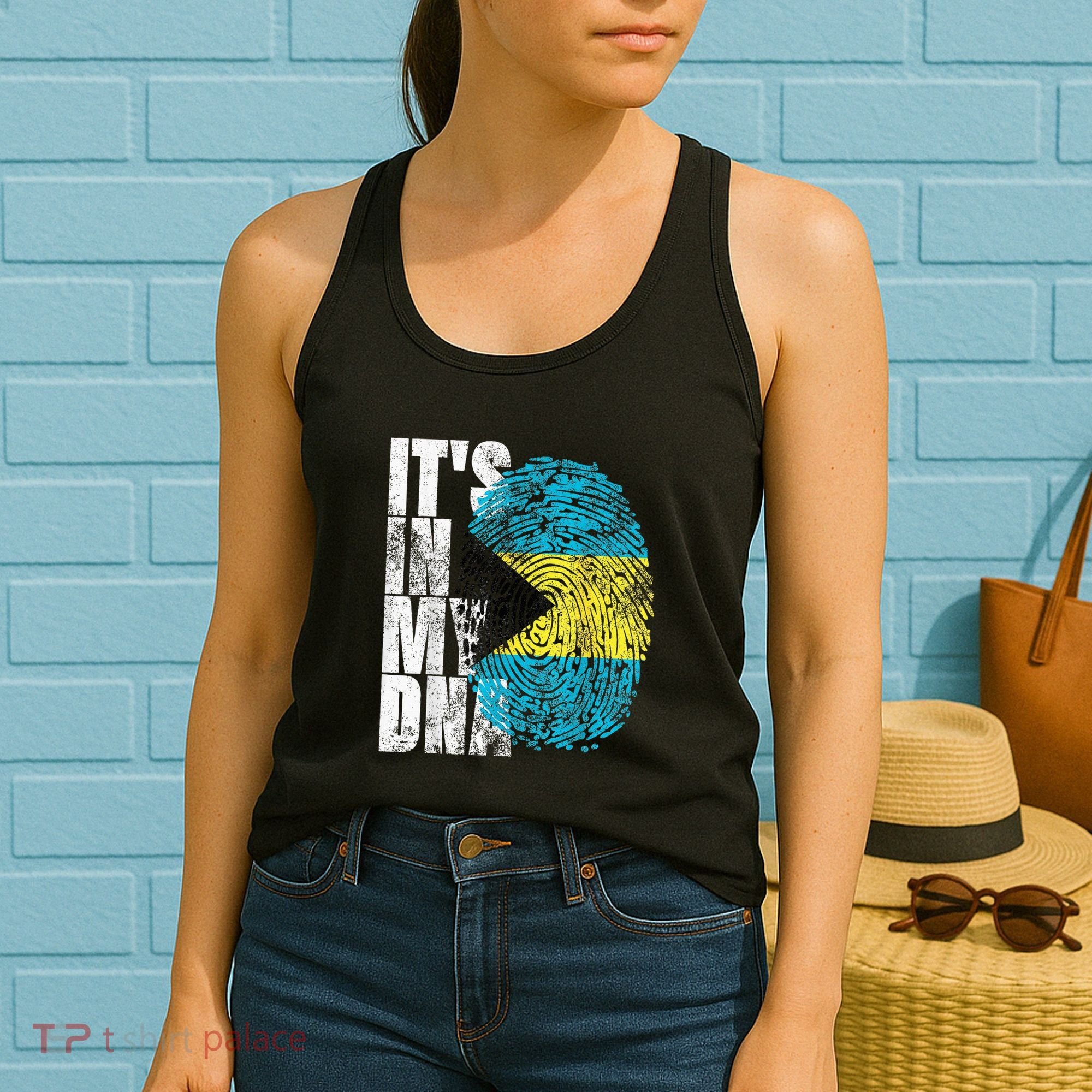 Its In My DNA Bahamas Independence Day Women's Tank Top