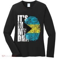 Its In My DNA Bahamas Independence Day Women's Long Sleeve Shirt thumb 0