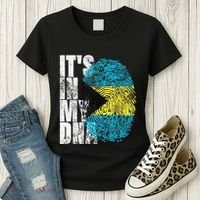 Its In My DNA Bahamas Independence Day Women's T-Shirt thumb 3
