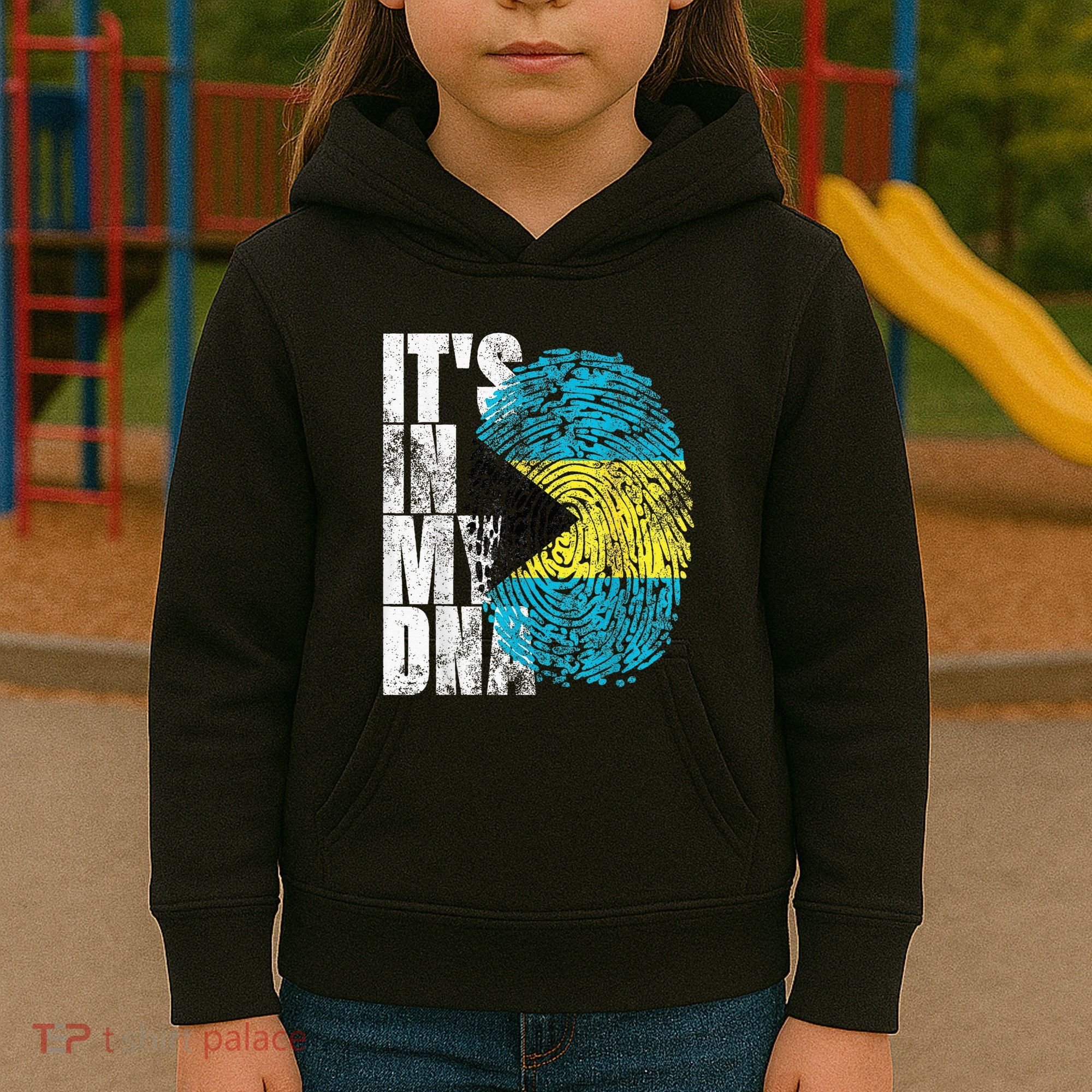 Its In My DNA Bahamas Independence Day Kids Hoodie