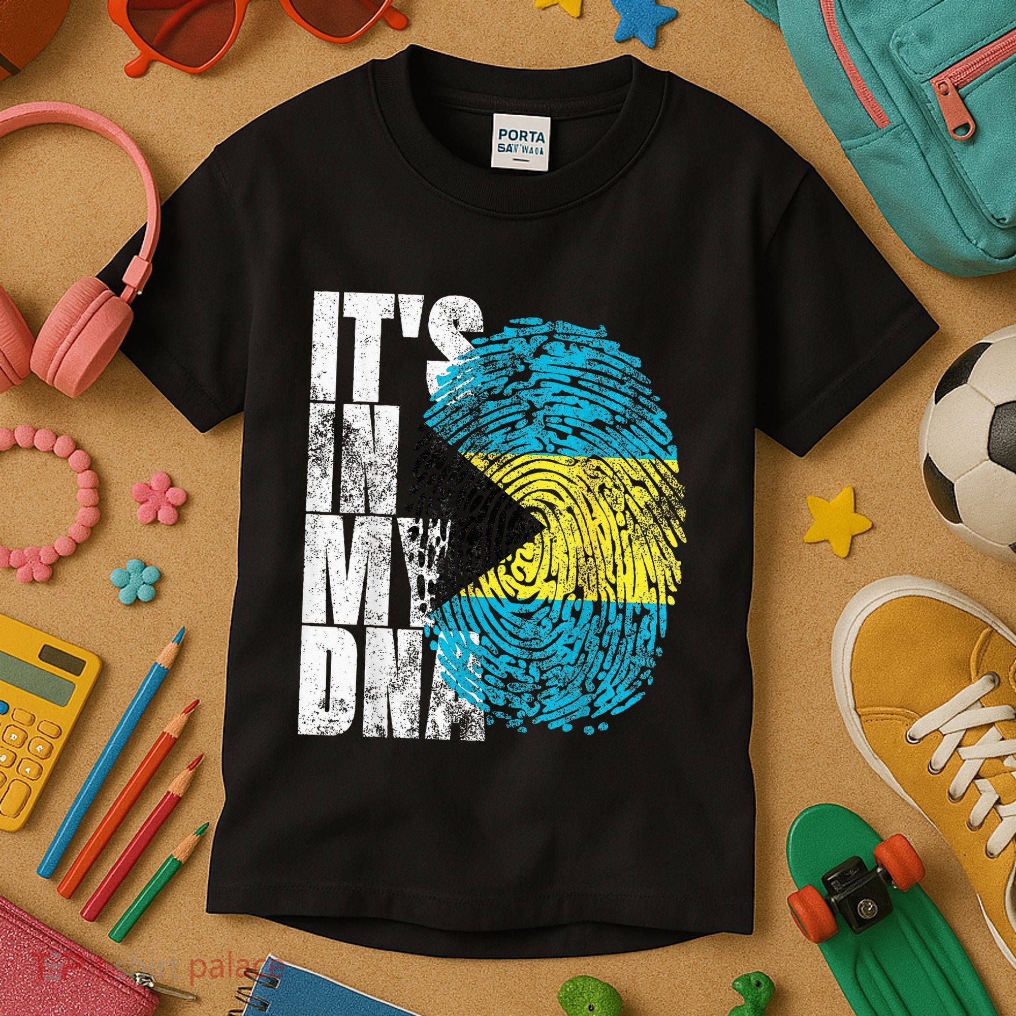 Its In My DNA Bahamas Independence Day Kids T-Shirt