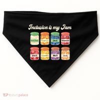 Inclusion Is My Jam USA-Made Doggie Bandana thumb 0