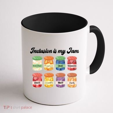 Inclusion Is My Jam Coffee Mug back