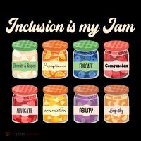 Inclusion Is My Jam Baby Bodysuit thumb 2