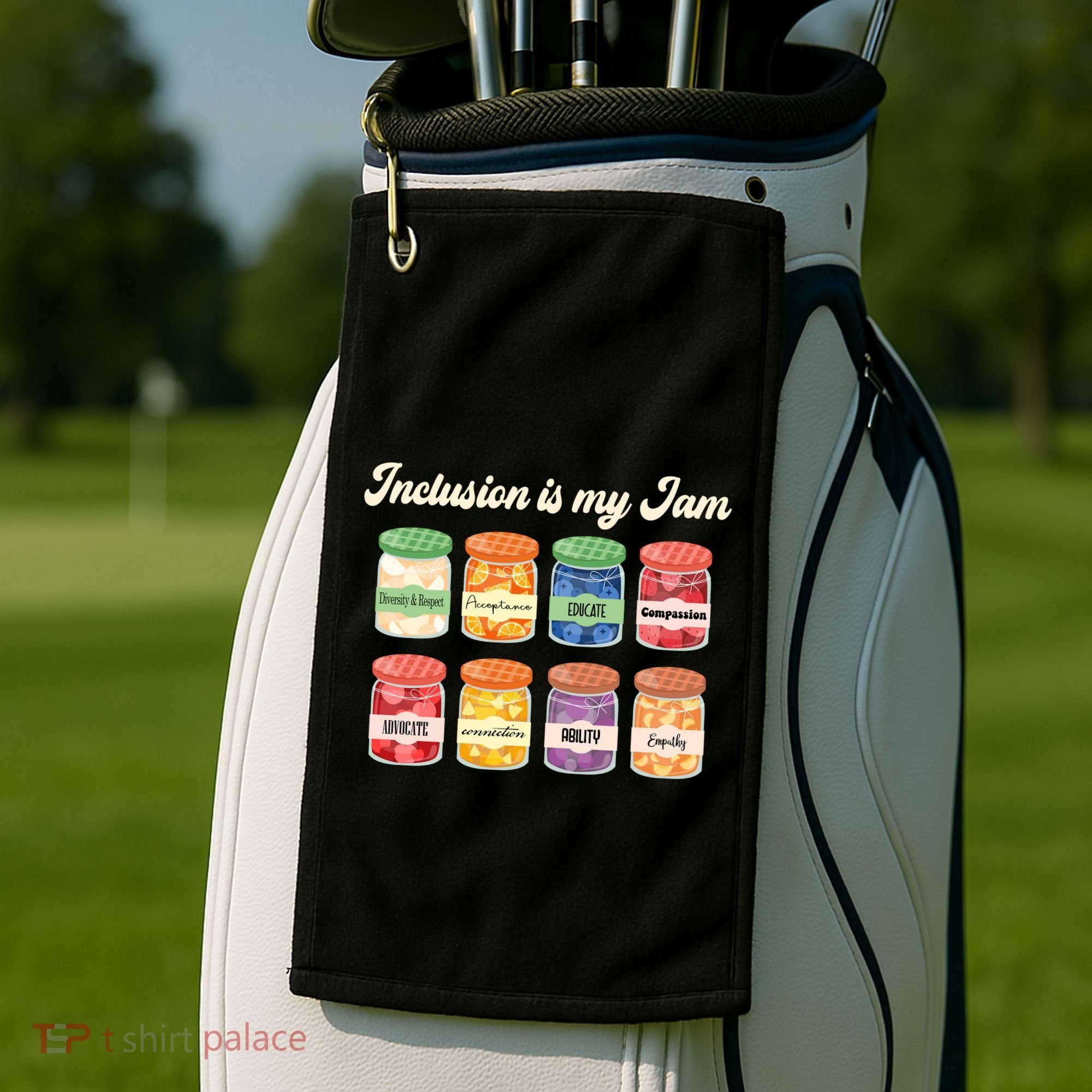 Inclusion Is My Jam Golf Towel