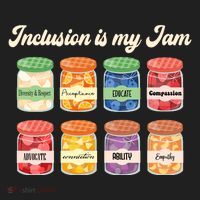 Inclusion Is My Jam Golf Towel thumb 3
