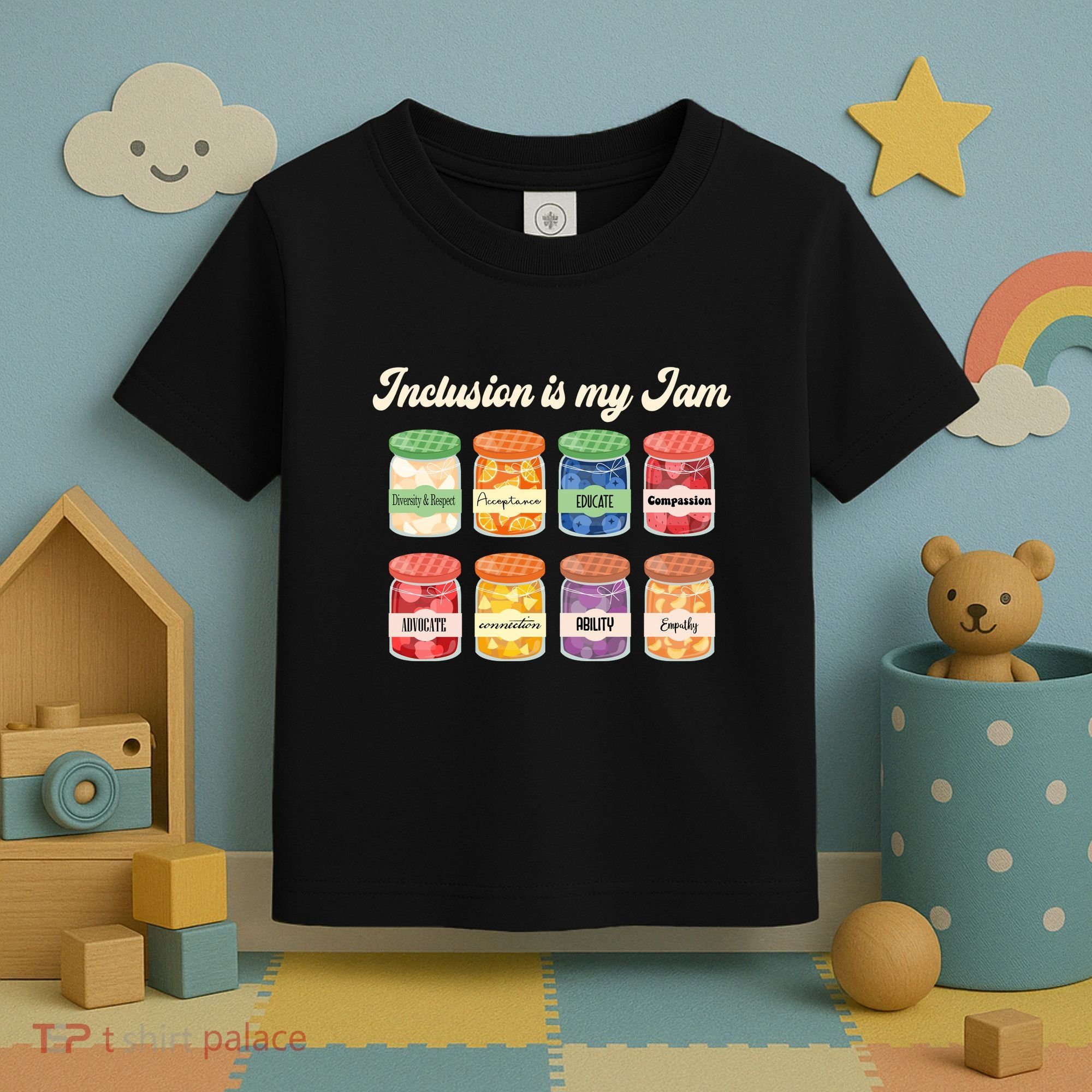 Inclusion Is My Jam Toddler T-Shirt