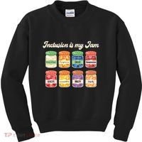 Inclusion Is My Jam Kids Sweatshirt thumb 0