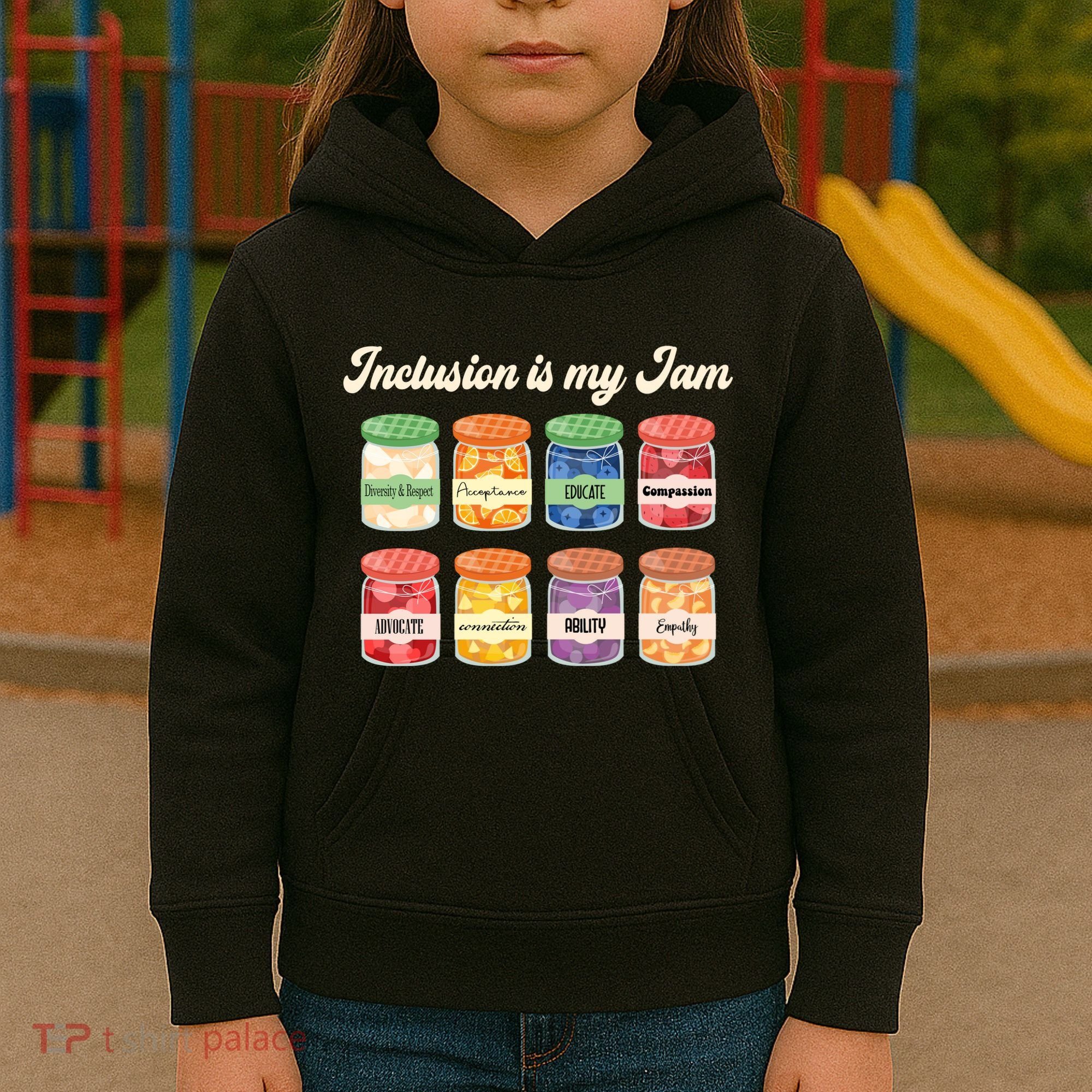 Inclusion Is My Jam Kids Hoodie