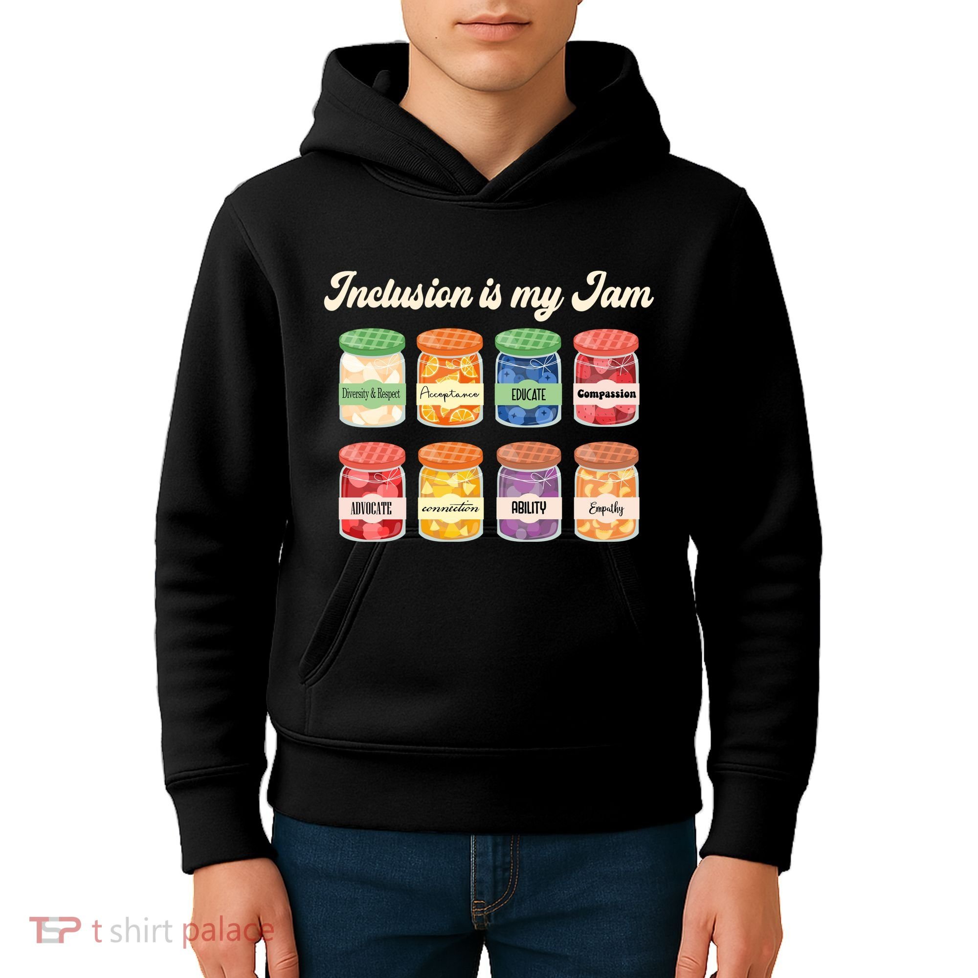 Inclusion Is My Jam Kids Hoodie