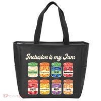 Inclusion Is My Jam Tote Bag thumb 0