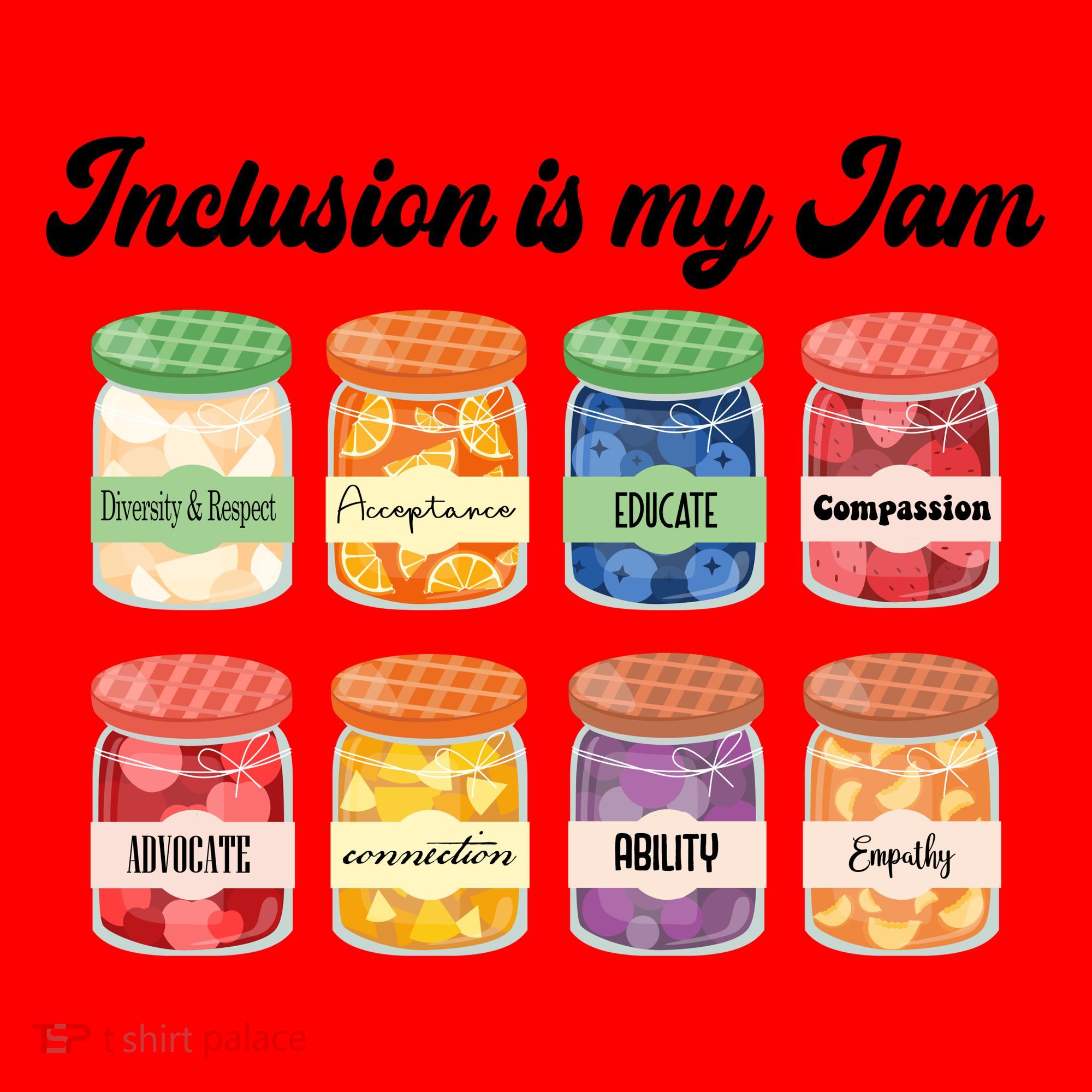 Inclusion Is My Jam Santa Hat