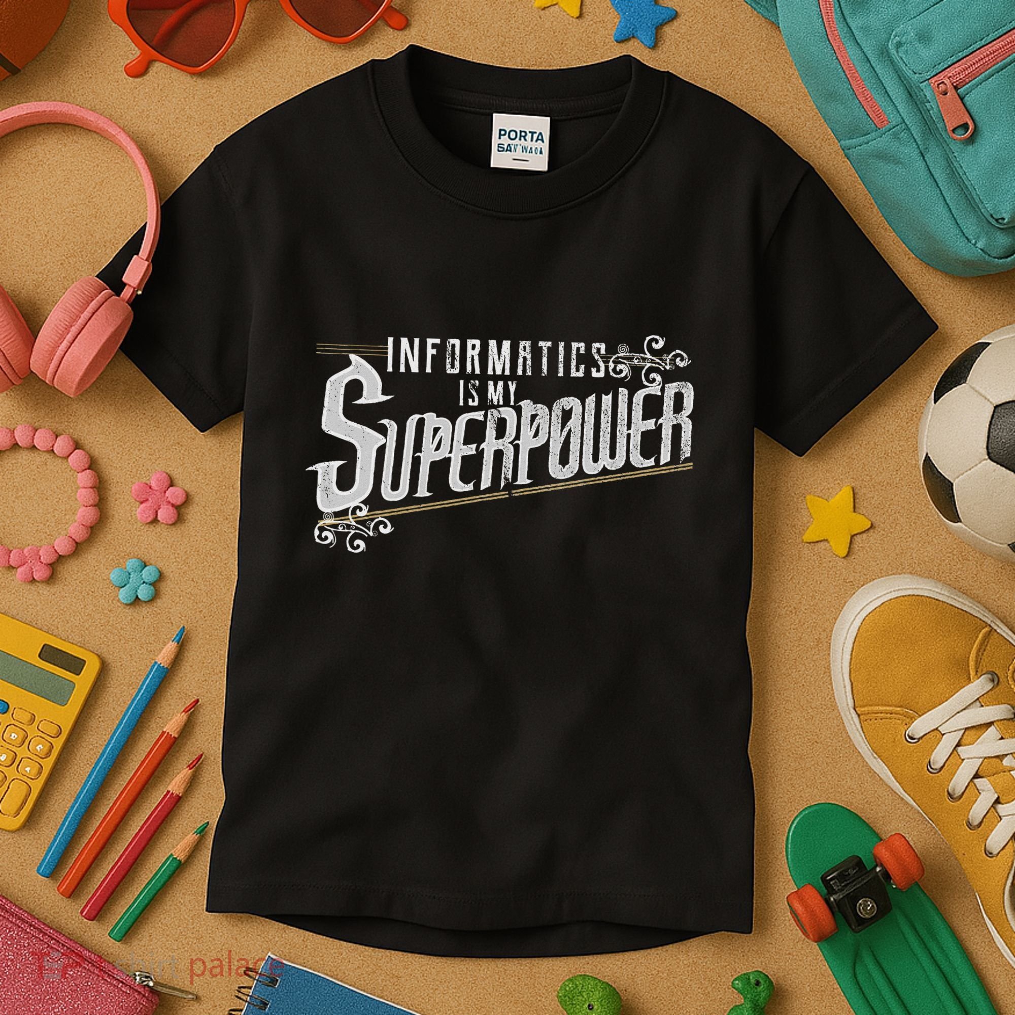 Informatics Is My Superpower Health Informatics Gift Kids T-Shirt