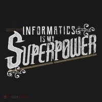 Informatics Is My Superpower Health Informatics Gift Kids T-Shirt thumb 4