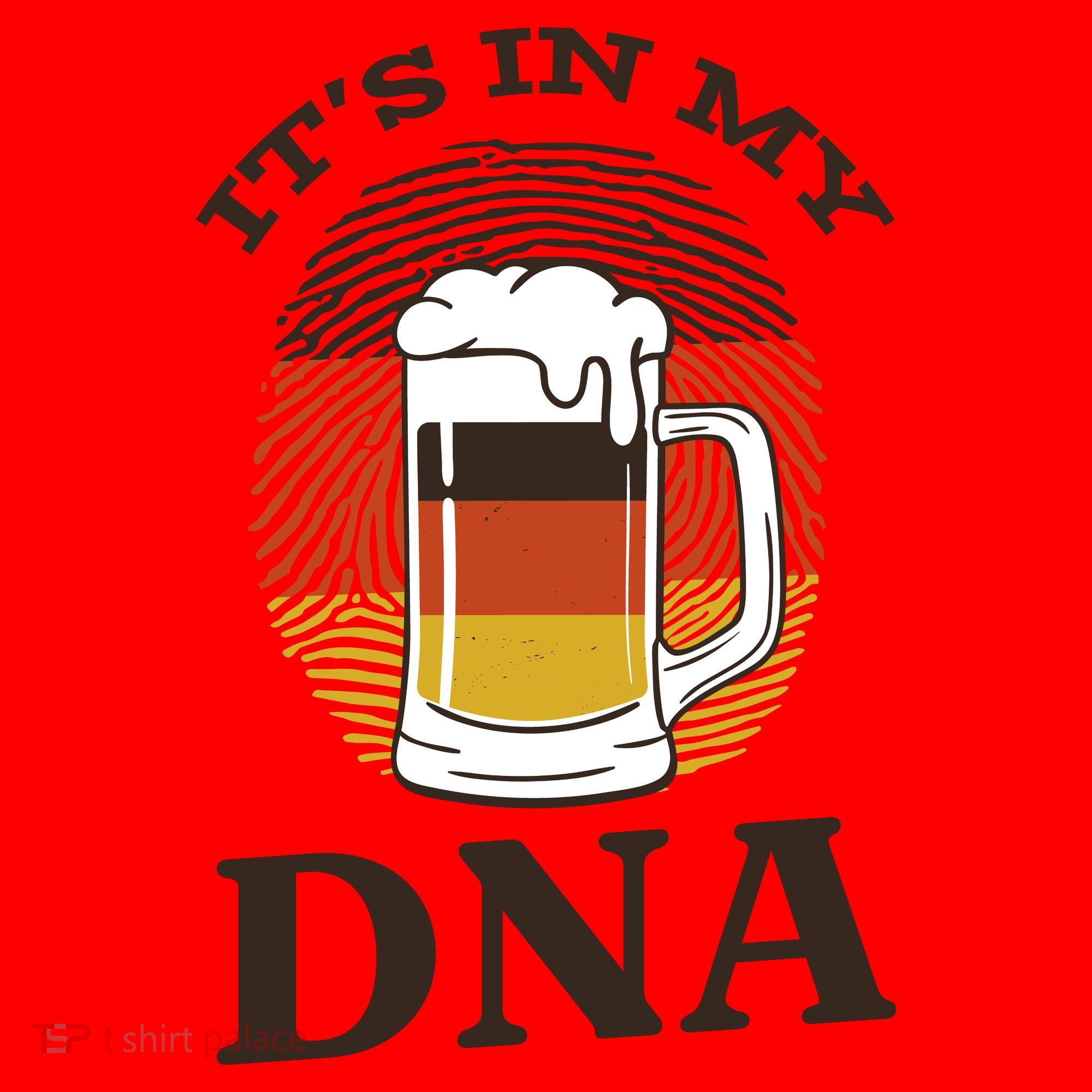 It's In My DNA German Beer Santa Hat