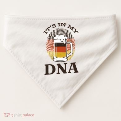 It's In My DNA German Beer USA-Made Doggie Bandana