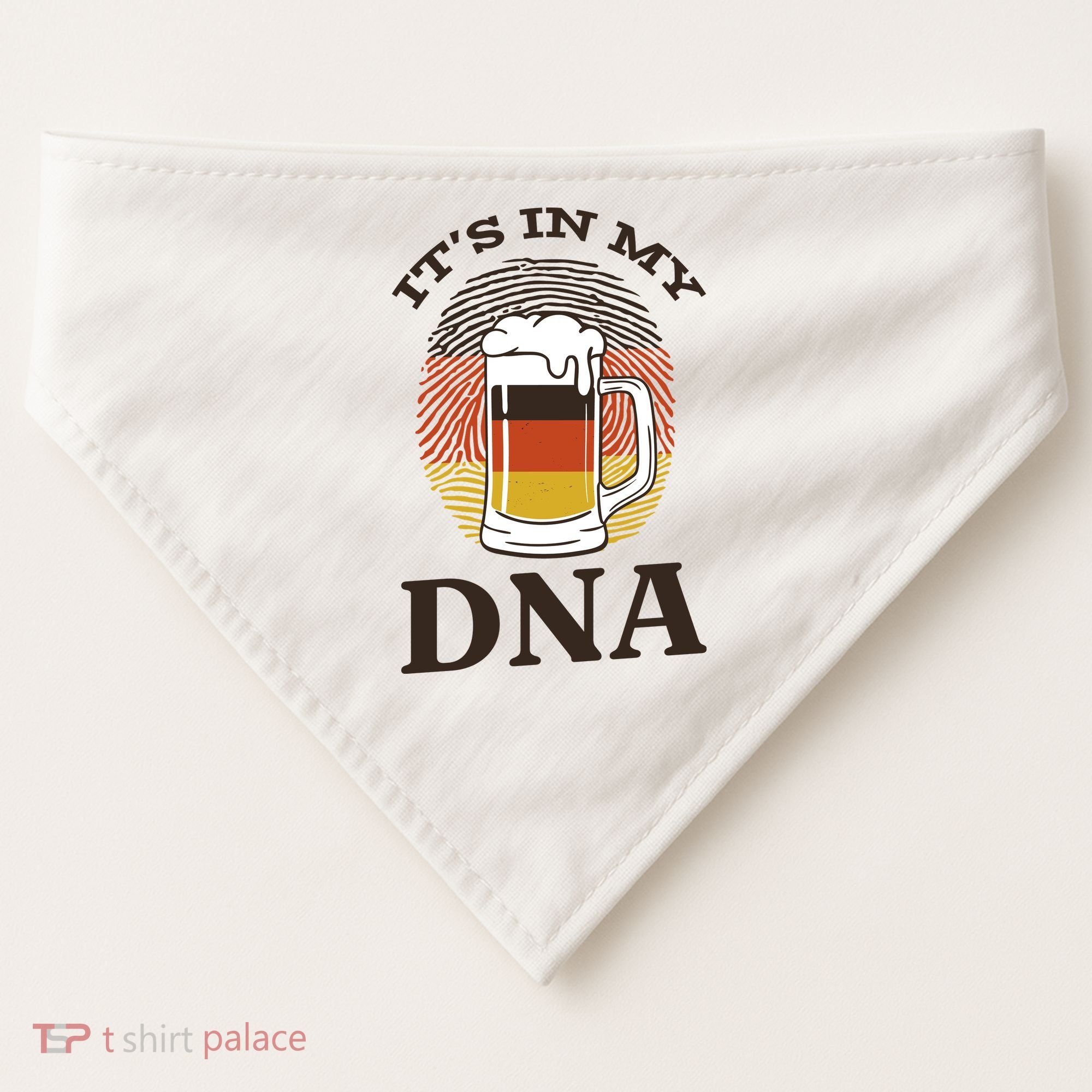 It's In My DNA German Beer USA-Made Doggie Bandana