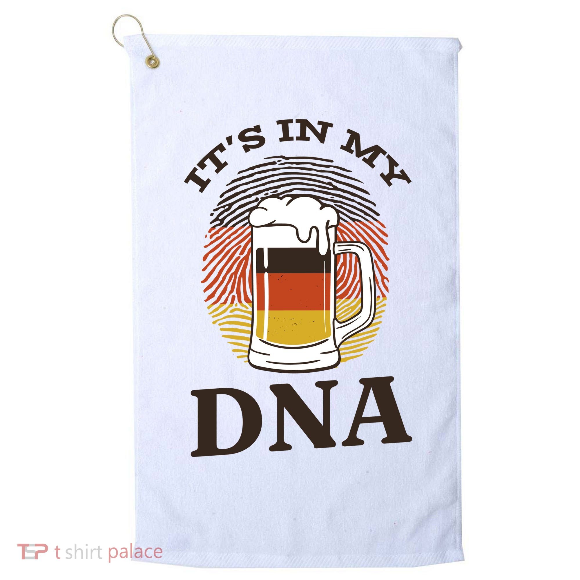 It's In My DNA German Beer Golf Towel
