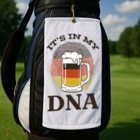 It's In My DNA German Beer Golf Towel thumb 2