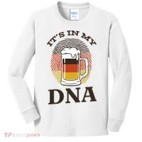 It's In My DNA German Beer Kids Long Sleeve Shirt thumb 0