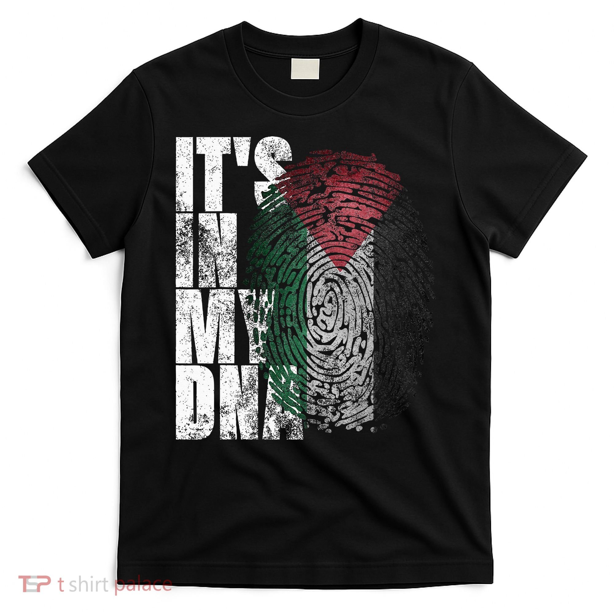 It's In My DNA Palestinian Arabic Gifts Palestine Flag T-Shirt