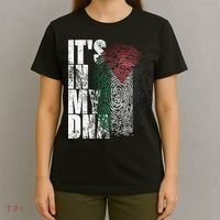 It's In My DNA Palestinian Arabic Gifts Palestine Flag T-Shirt thumb 4