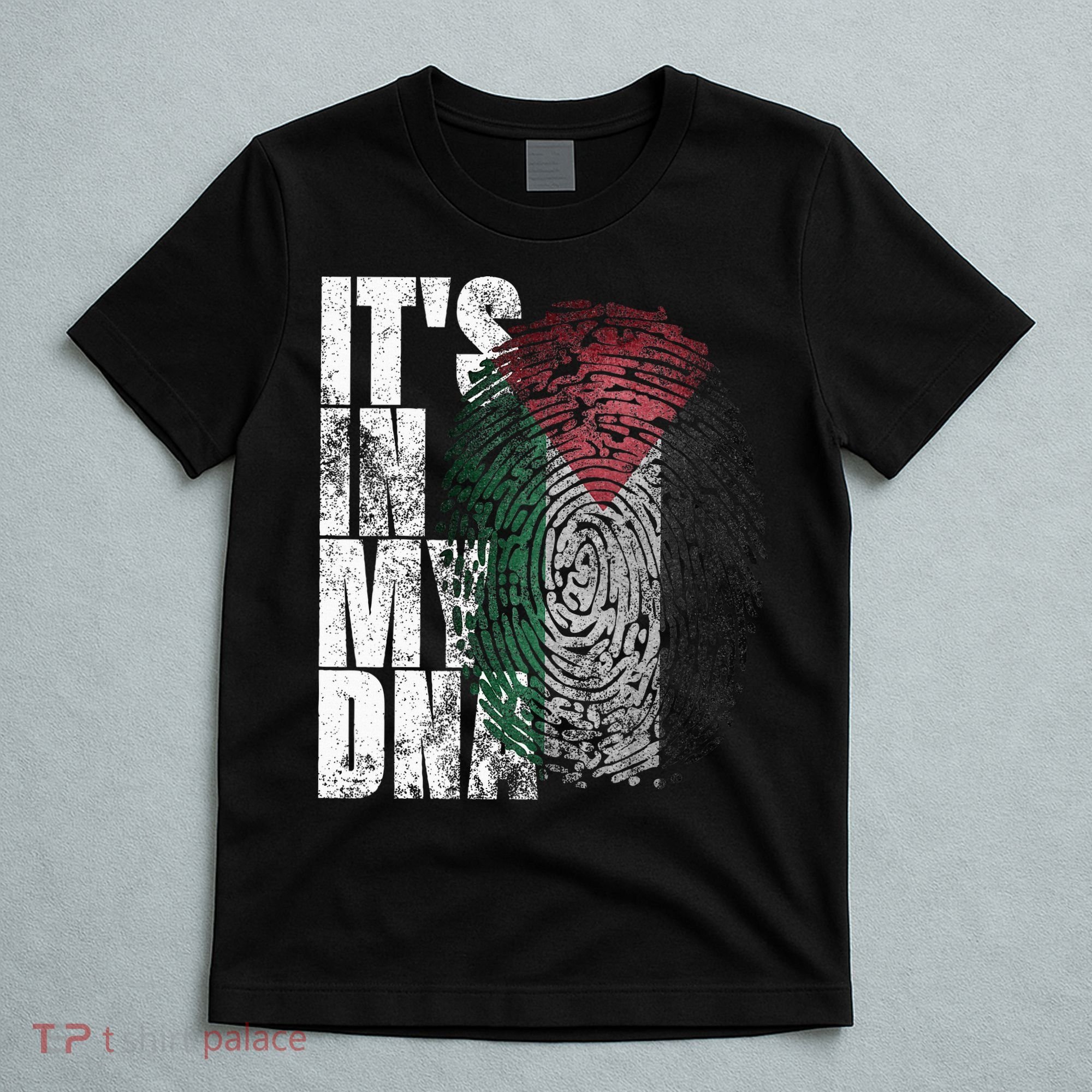 It's In My DNA Palestinian Arabic Gifts Palestine Flag T-Shirt