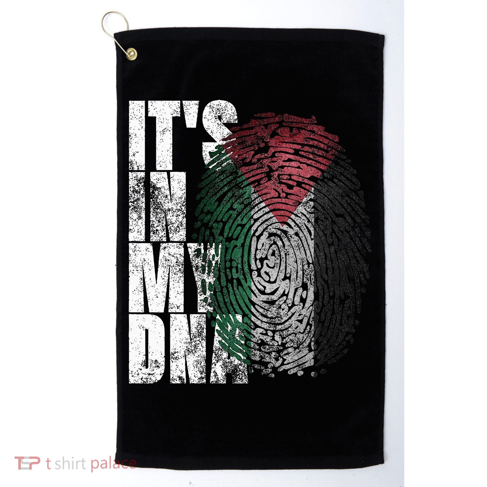 It's In My DNA Palestinian Arabic Gifts Palestine Flag Golf Towel