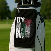 It's In My DNA Palestinian Arabic Gifts Palestine Flag Golf Towel thumb 2