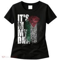 It's In My DNA Palestinian Arabic Gifts Palestine Flag Women's T-Shirt thumb 0