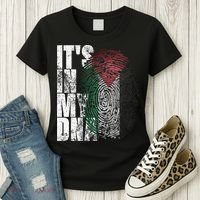 It's In My DNA Palestinian Arabic Gifts Palestine Flag Women's T-Shirt thumb 3