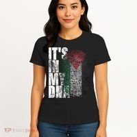 It's In My DNA Palestinian Arabic Gifts Palestine Flag Women's T-Shirt thumb 4