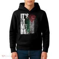 It's In My DNA Palestinian Arabic Gifts Palestine Flag Kids Hoodie thumb 4
