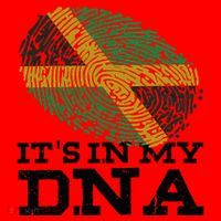 ItS In My Dna Jamaican Jamaica Flag Santa Hat thumb 1